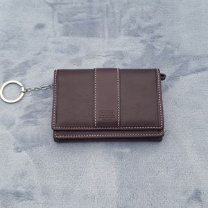 Leather Coach wallet